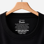 9255AGE1 fur immer mein bruder ewig mein held schwarzes t shirt personalisiert nackenlabel drucken bruder schwester 9255aacfpb