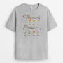 9266AGE2 zuerst mama jetzt oma personalisierte t shirts damen_ blumen schmetterlinge 9266a8fka