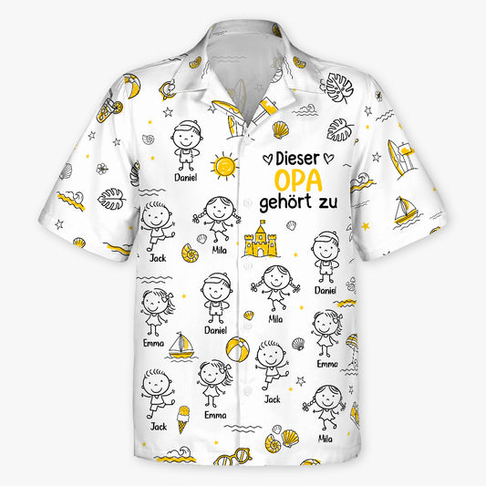9271AGE1 dieser opa gehort zu personalisiertes hawaiihemd opa oma 9271aasyaa