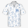 9272AGE1 dieser opa gehort zu personalisiertes geschenk  hawaiihemd opa oma toile de jouy 9272aaskaa