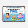 9275EGE2 das leben ist schoner an oma  opas pool turschild personalisiert oma opa mama papa sommer 9275e8ysa