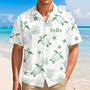9283AGE2 meeresschildkroten personalisiertes hawaiihemd frauen 9283aaneza