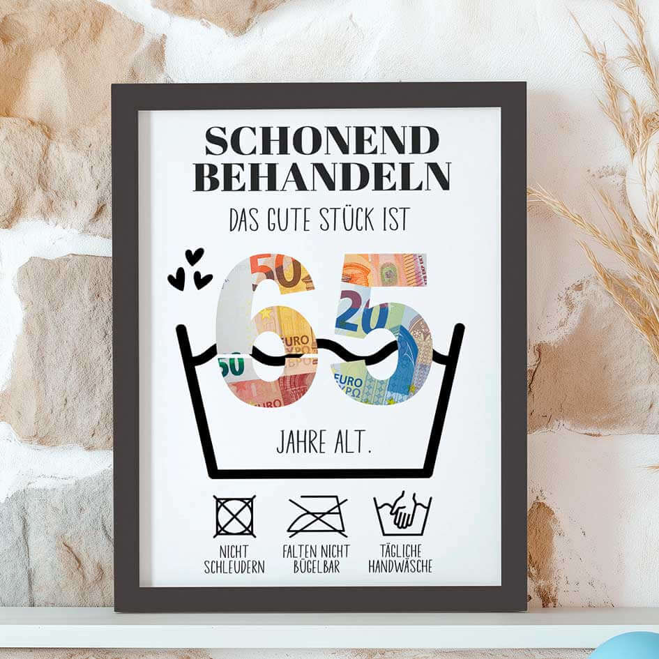 zum 65 geburtstag geschenk