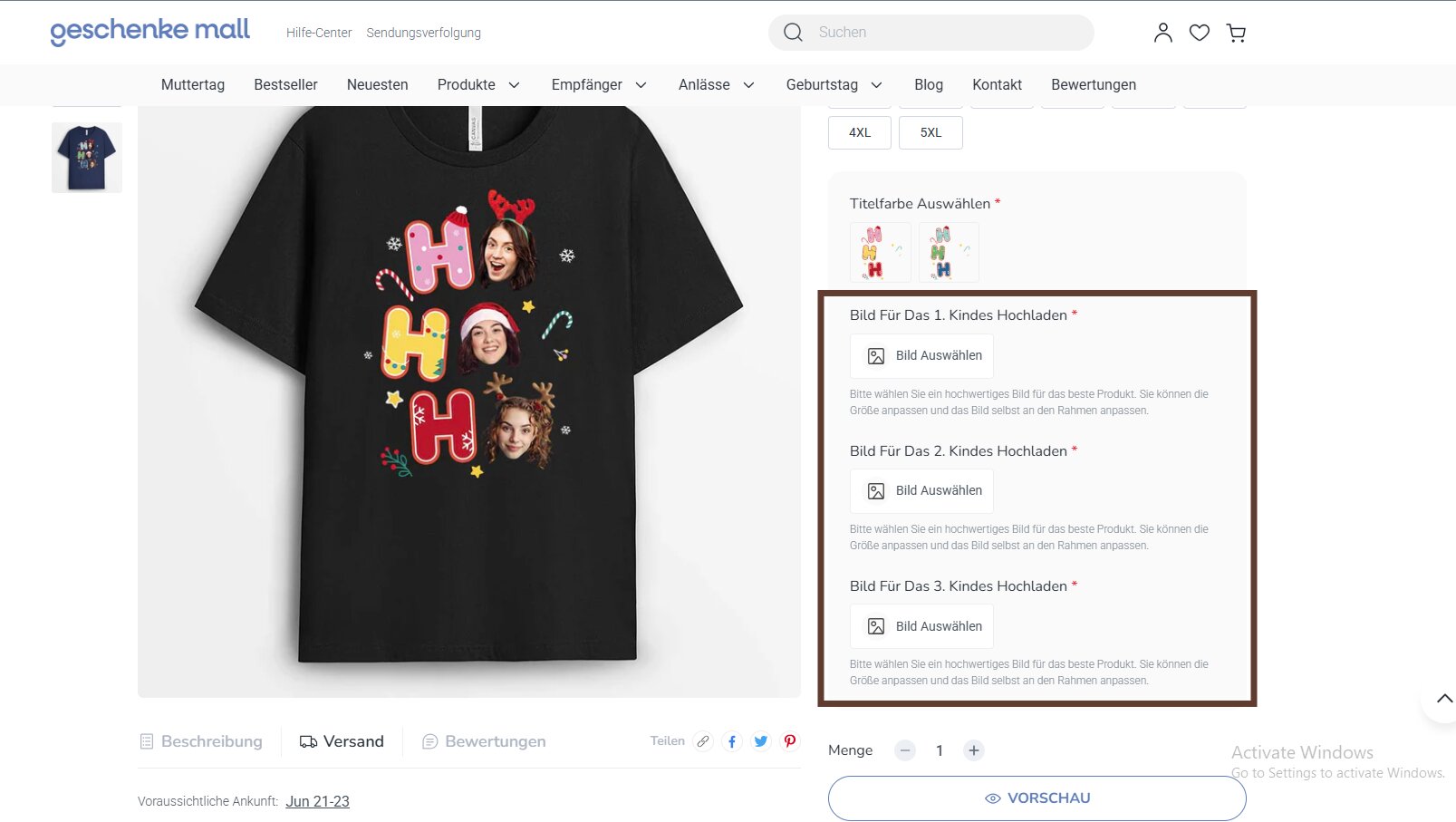 t shirt mit gesicht von freundin​