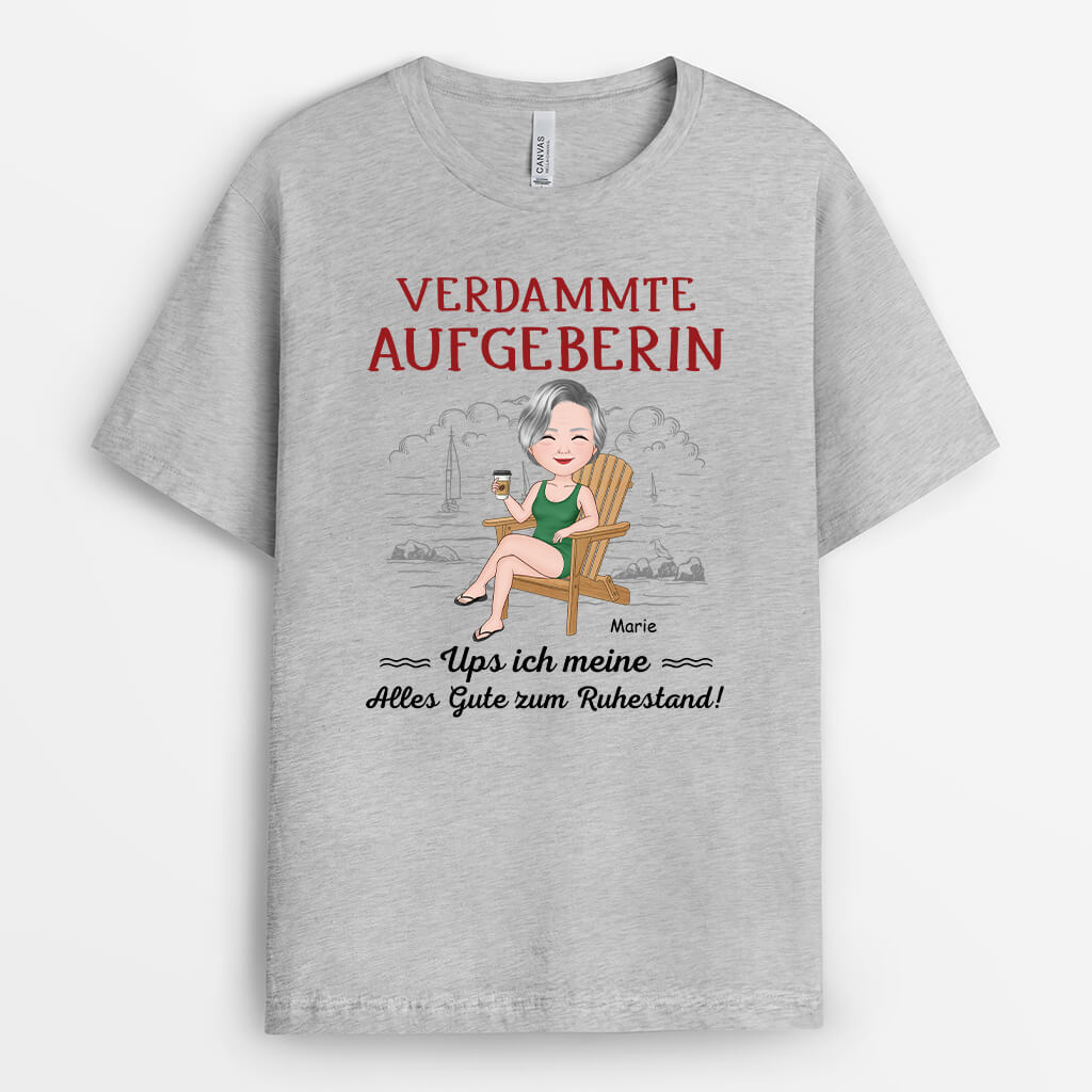 Den Ruh Alles Gute Zum Ruhestand - Personalisiertes Männer T-Shirt Für Den Ruh ...