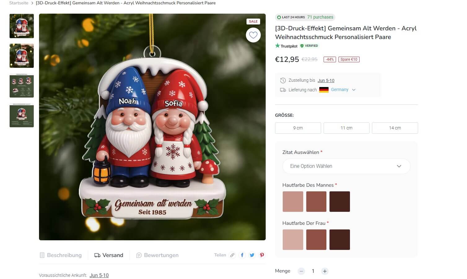 gemeinsam alt werden geschenk