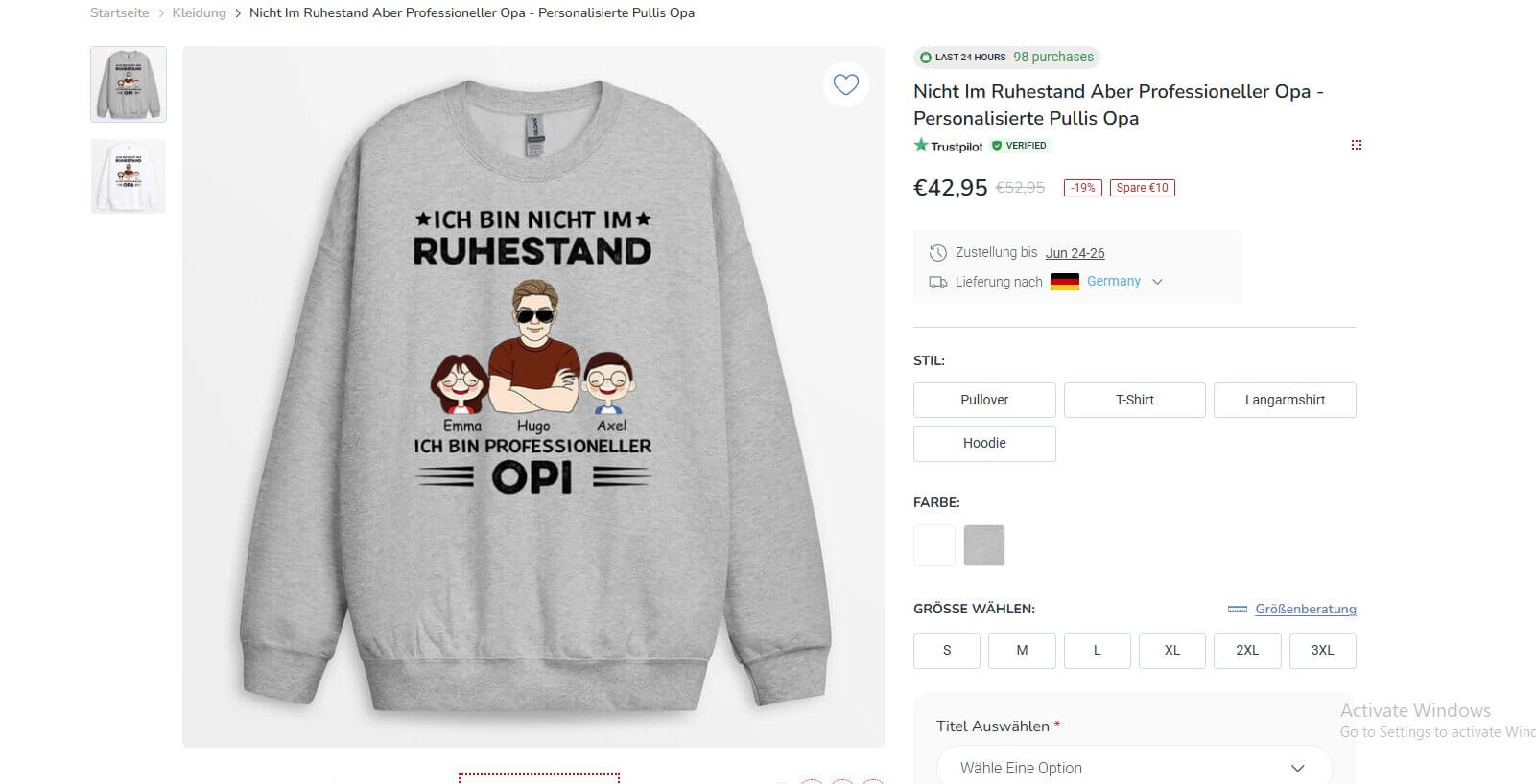 rentner t shirt spruch​