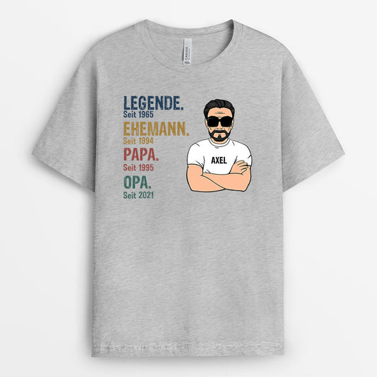 0004A040BGE1 personalisierte geschenke T Shirt legende opa papa_146fc881 066e 4605 8d0f 5ea716fb60b3