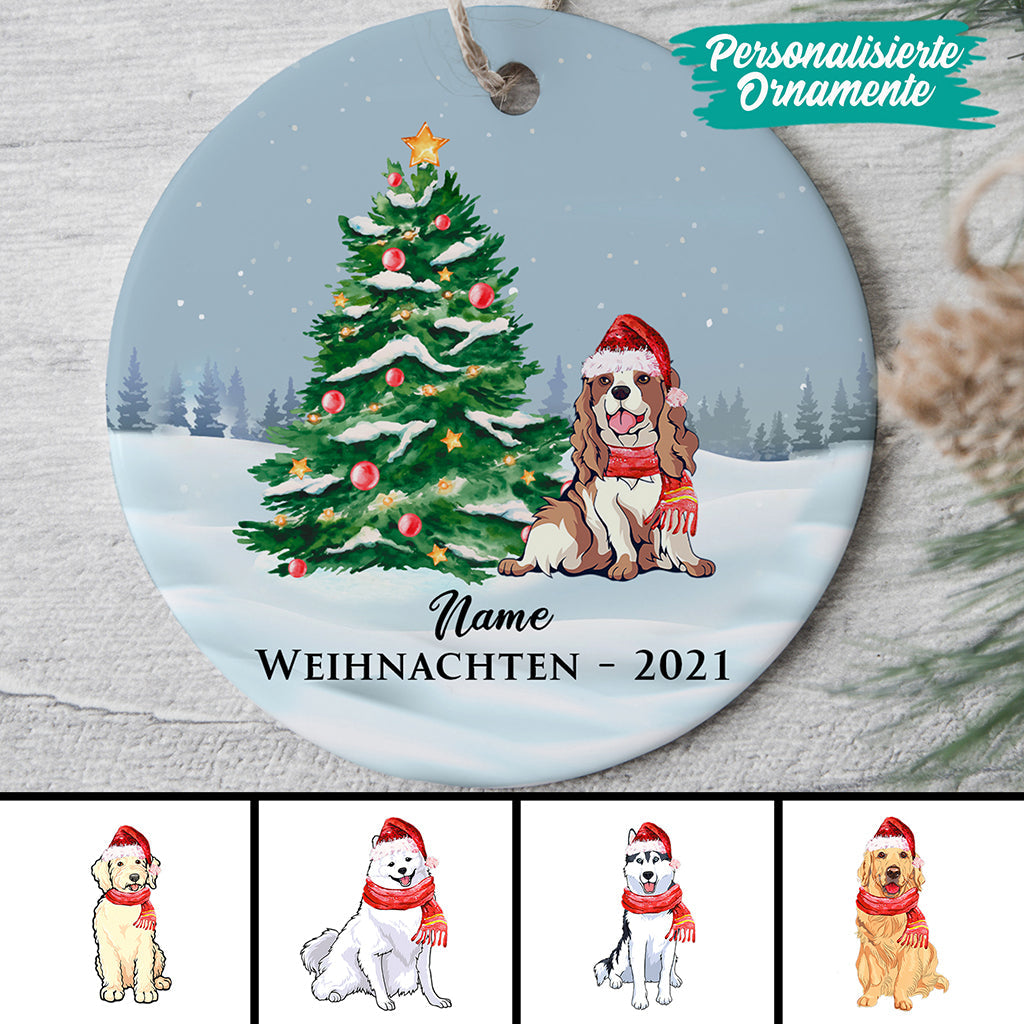 0029O010CGE2 personalisierte geschenke Ornament hunde hundeliebhaber weihnachten_a031d3fd 7408 47a4 9c21 61e488060157