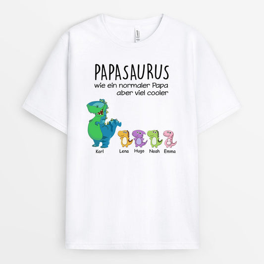 0030A010BGE2 personalisierte geschenke T Shirt dinosaurier opa papa_aa04c73c c805 4222 bebd b13888120b69