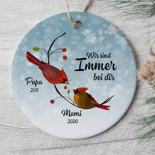 0055O010GGE1 personalisierte Ornament geschenke denkmal papa mama vogel_a290c280 e91e 4d35 8c13 3090486d65a2