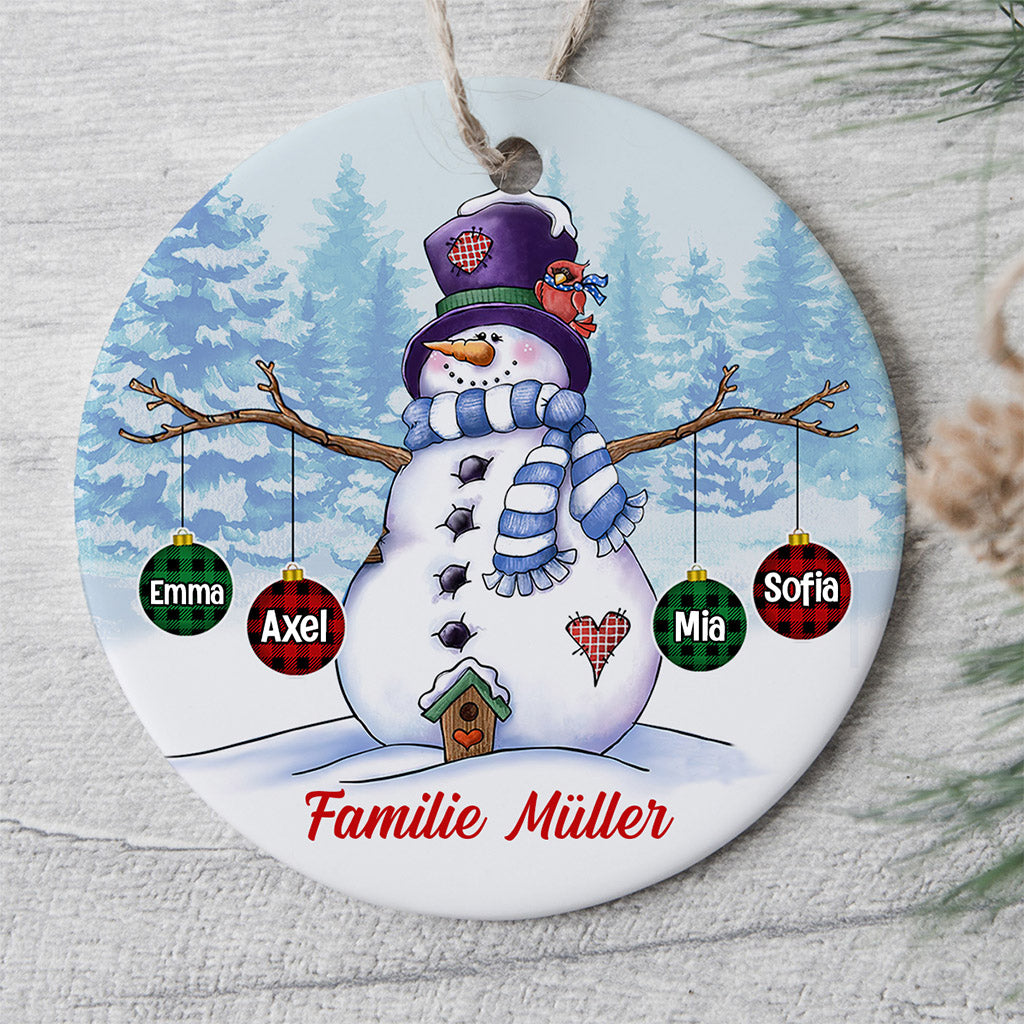 0076O000IGE1 personalisierte Ornament geschenke schneemann familie weihnachten_50503b71 7241 4a96 9058 345e4f0fc970