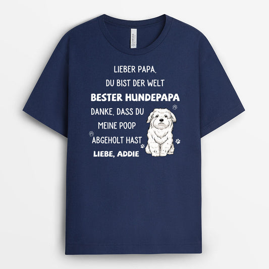 0120AGE1 personalisierte T Shirt geschenke hunde hundeliebhaber bester hundepapa_23e38d2b df2d 4f01 b070 d624dbc75a75