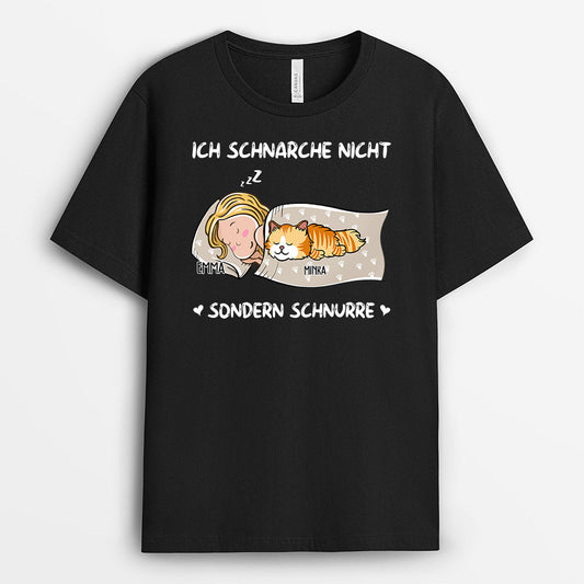 0243A247DGE1 personalisierte T Shirt geschenke katzen katzenliebhaber schlafen_58479598 9bfd 473f 9f6e e9f0d331456c