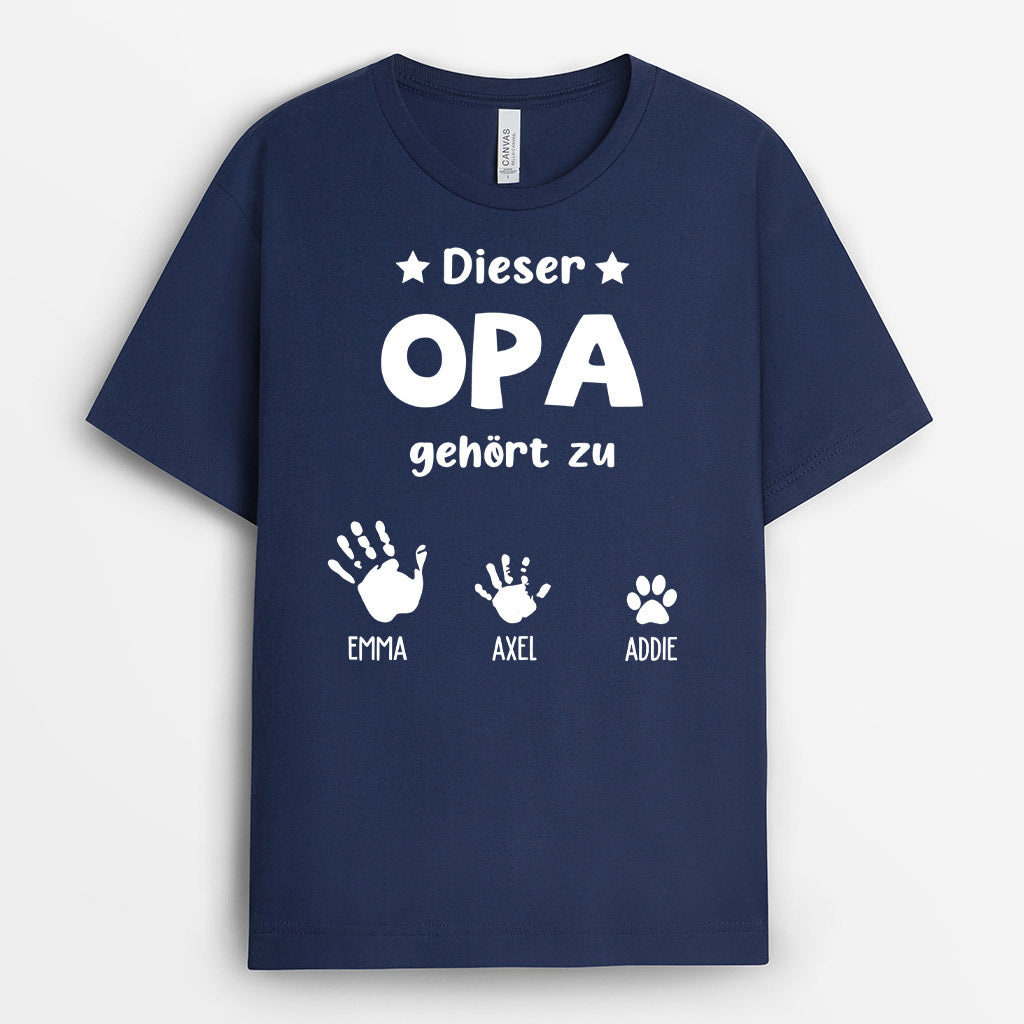 0256A140BGE1 personalisierte T Shirt geschenke hand opa papa_2ef974be 5ed4 4bdc b81e fec6f08f240d