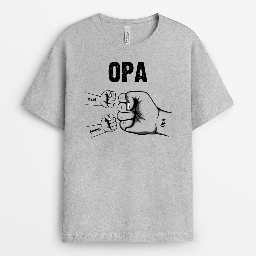 0263A100BGE2 individuelle T Shirt aufmerksamkeiten fauststoss opa papa kinder_1779b704 33da 4bca 89a0 560cc7461b3f