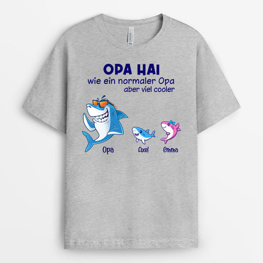 0271A140BGE2 individuelle T Shirt aufmerksamkeiten hai opa papa kinder_afecc8fa 1979 4f93 bbf5 c2bea7bab92a