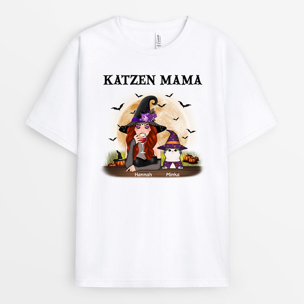 0436A280DGE1 Personalisiertes Geschenke T Shirt Katzen Mama Halloween_faec518f 807f 4b18 bf17 f46c6e360ffc