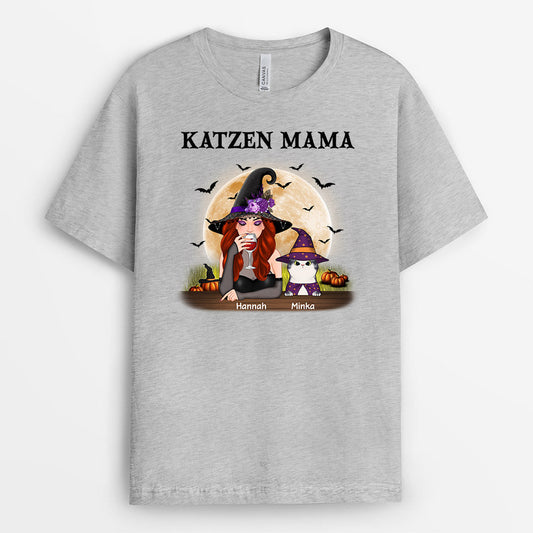 0436A280DGE2 Personalisiertes Geschenke T Shirt Katzen Mama Halloween_b7ff1b45 1f64 4806 a979 535ba1678da4