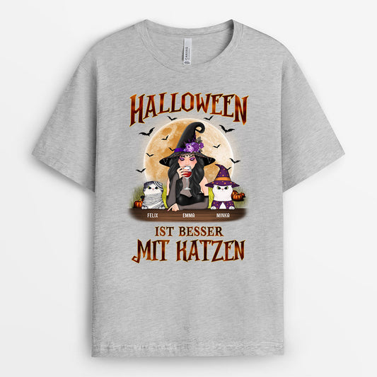 0452A235DGE2 Personalisierte Geschenke T shirt Katzen Mama Hexe Halloween_e64a4613 7fab 4ef8 a2f7 0b57dceed60e