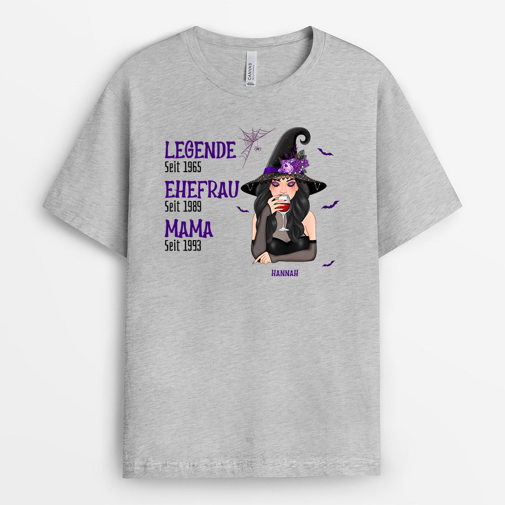 0462A187AGE2 Personalisierte geschenke T Shirt legende oma mama_6215c015 a855 426c a00d 63151c596d3f