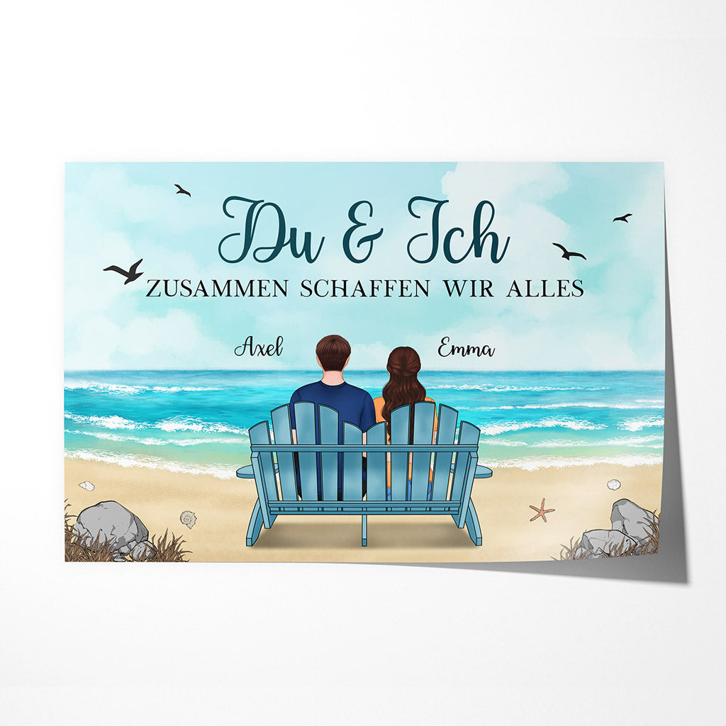 0482S535GGE1 Personalisierte Geschenke Poster Menschen Paare Strand_9c4b3ad2 4922 4999 aa88 f853891084c6