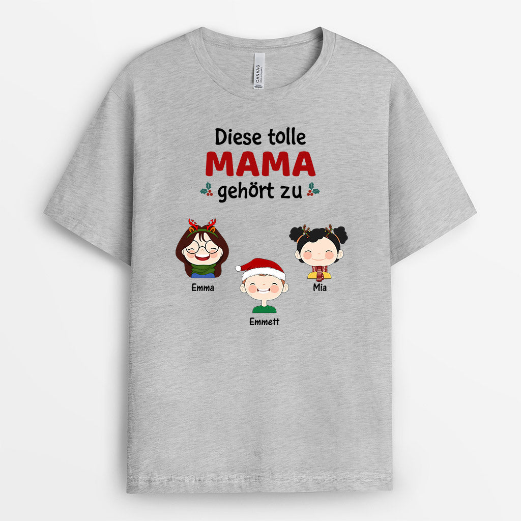 0494AGE2 Personalisierte Geschenke T Shirt Enkel Oma Mama_349b9548 dba5 4b49 91ca 27f7b8da3256