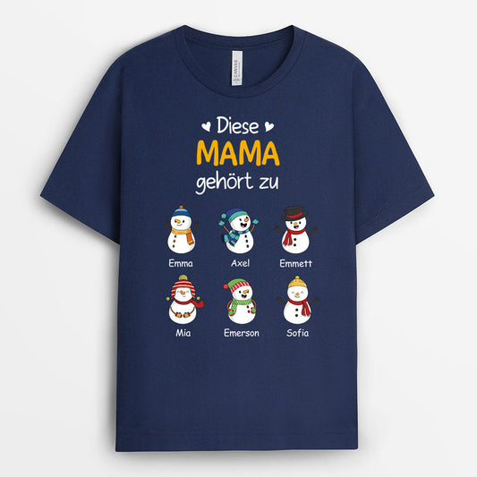 0524AGE1 Personalisierte Geschenke T Shirt Weihnachten Enkelkinder Oma Mama_6ea8853e dea1 4718 9f1e 7eacde27a575
