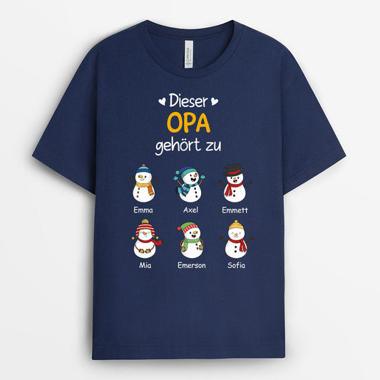 0527AGE1 Personalisierte Geschenke T Shirt Weihnachten Enkelkinder Oma Mama_05a63ef1 6133 483f aa6f 57a1013ac216