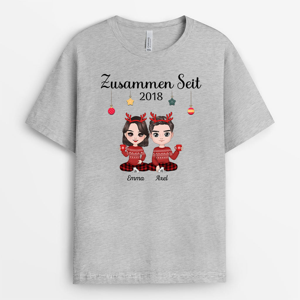 0557AGE1 Personalisierte Geschenke T Shirts Frau Mann Paare Parchen Weihnachten_c3fc6f90 9ac6 4191 b161 d3046aa05ad5