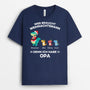 0583AGE1 Personalisierte Geschenke T Shirt Saurus Kinder Opa Papa Weihnachten_838430f3 9533 4d12 8f4c d280f122bddd