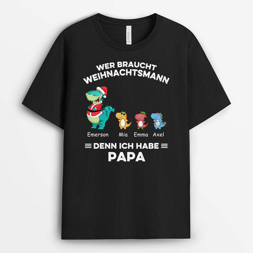 0583AGE2 Personalisierte Geschenke T Shirt Saurus Kinder Opa Papa Weihnachten_25b7ac3a bdf1 4d2b a863 9d7fa3cc08b8