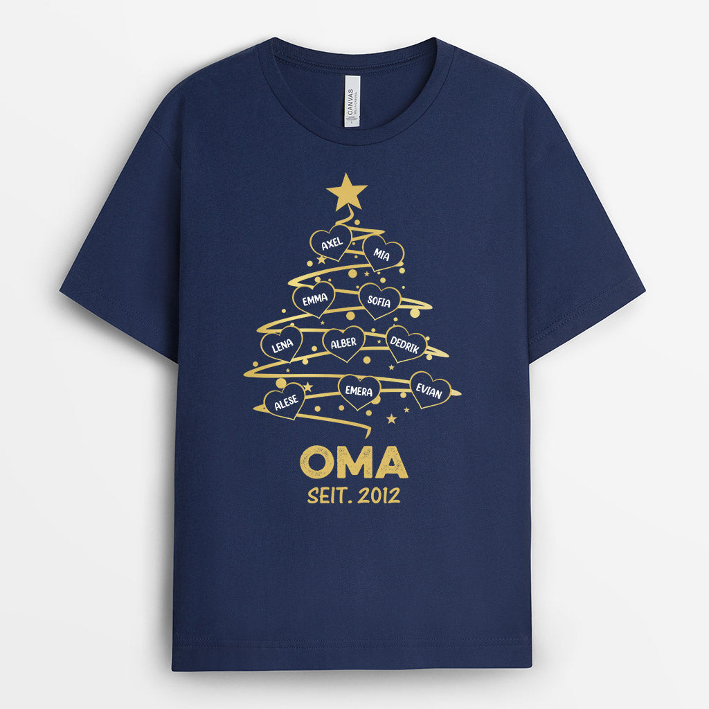 0589AGE1 Personalisierte Geschenke T Shirt Weihnachtsbaum Herzen Mama Oma Papa Opa Weihnachten_98680d43 c383 4a9e bfb8 a6c0e00d819d
