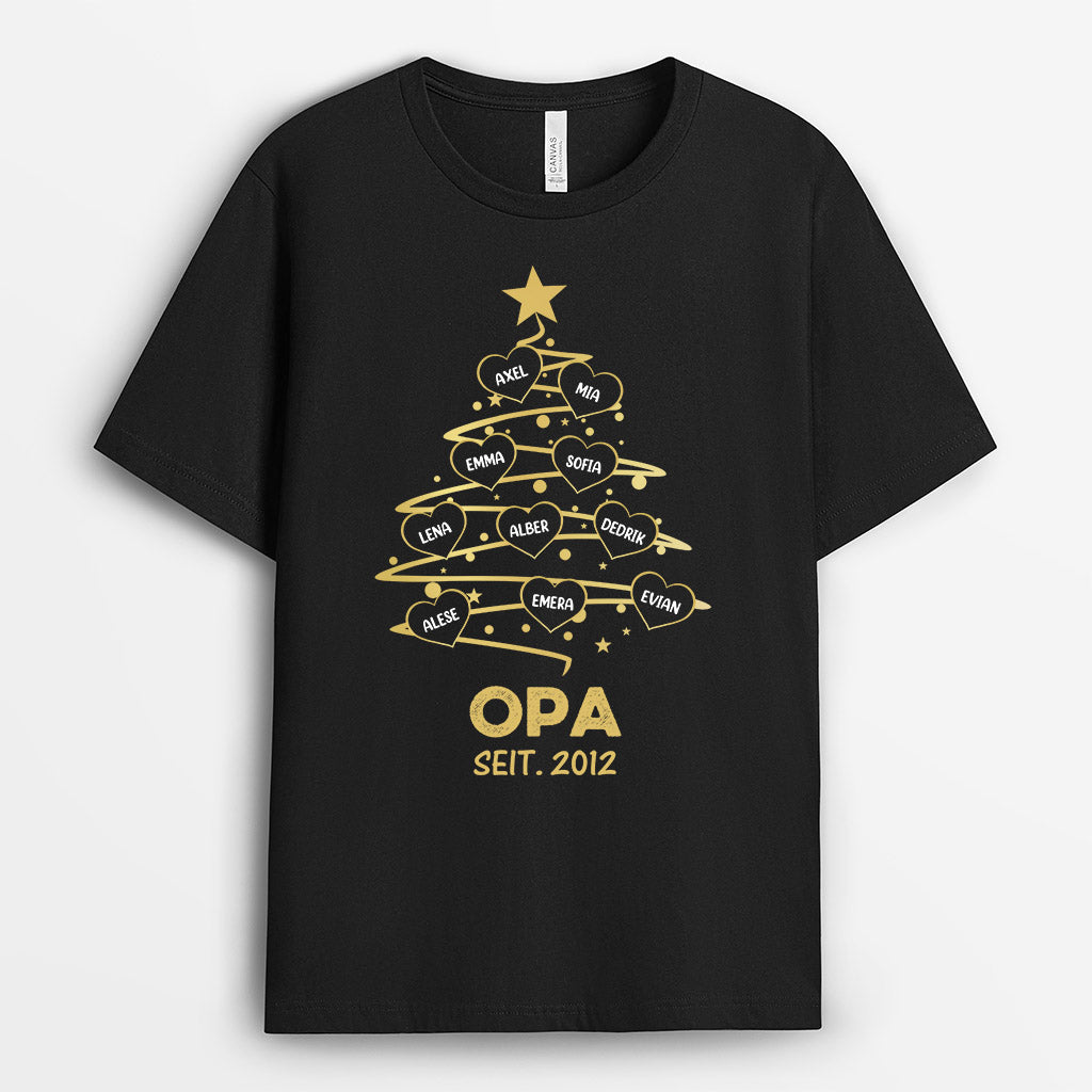 0589AGE2 Personalisierte Geschenke T Shirt Weihnachtsbaum Herzen Mama Oma Papa Opa Weihnachten_458a425c ec32 44fc 8296 569a5cc35d9c