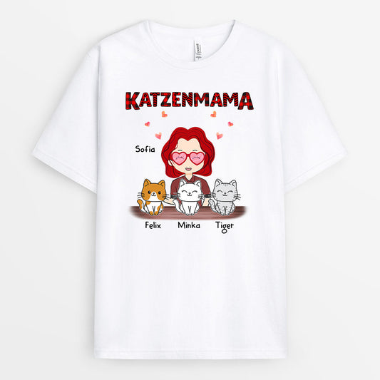 0596AGE1 Personalisierte Geschenke T Shirt Katzen Katzenmama Katzenbesitzer Weihnachten_63a00b56 8b92 4352 bb23 a745bb6ac8f7