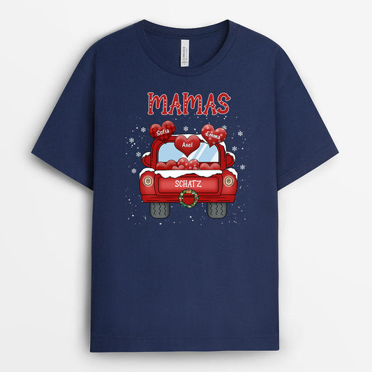 0598AGE2 Personalisierte Geschenke T Shirt Truck Herzen Mama Oma Weihnachten_4a1cd374 f32f 494d a166 4c52a18cfe3d