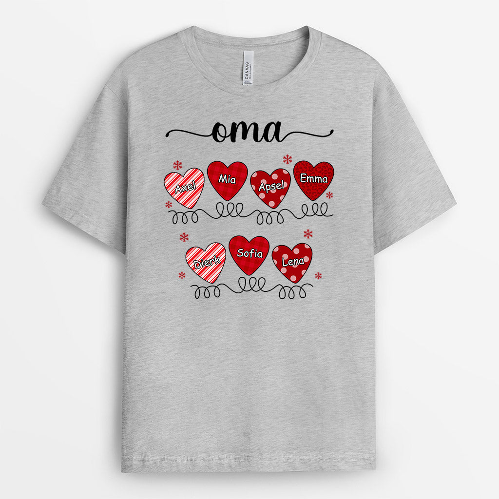 0599AGE1 Personalisierte Geschenke T Shirt Herzen Mama Oma Weihnachten_eef95954 161e 4e15 b329 2deab2b9bb15
