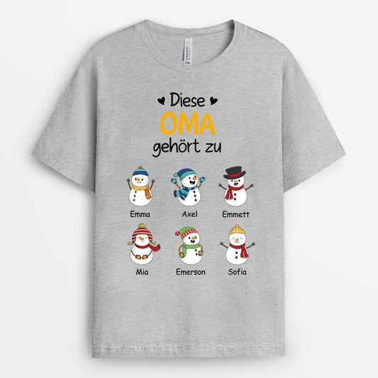 0624AGE1 Personalisierte Geschenke T Shirt Schneemanner Mama Oma Weihnachten_61c27a4a eb7b 49c6 a26d 0f3ff17ab8de