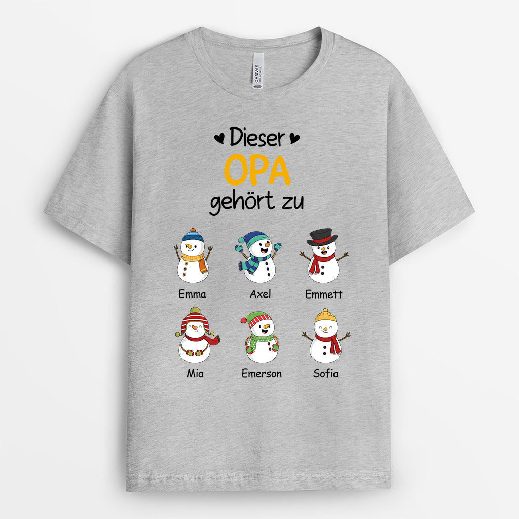 0624Age1 Personalisierte Geschenke T Shirt Kinder Papa Opa Weihnachten_37adeed7 1662 4681 b8e5 5a32112daf7c