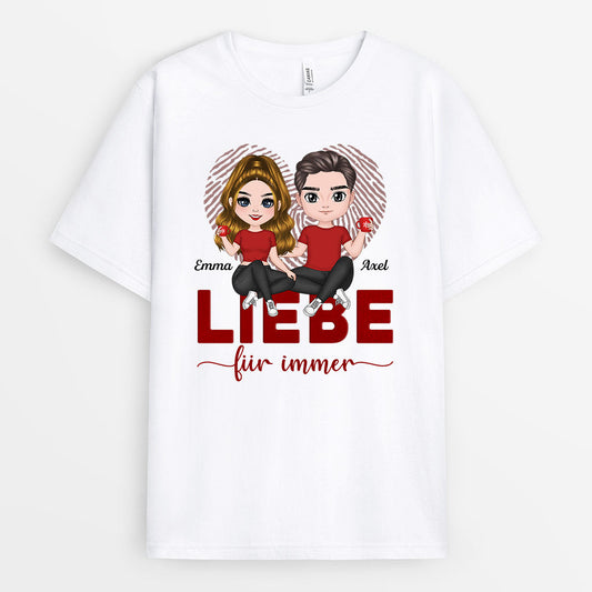 0626Age1 Personalisierte Geschenke T Shirt Frau Mann Paare Parchen Weihnachten_28813c4c b51e 4dd2 8a7a 768b4c1d6ed7