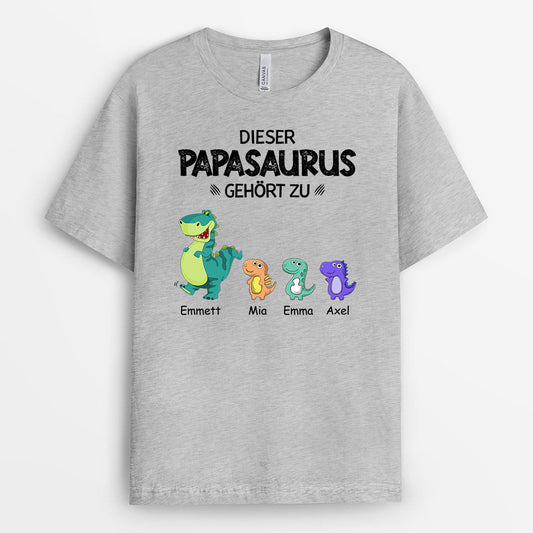 0636AGE2 Personalisierte Geschenke T Shirt Kinder Saurus Papa Opa_b58fd923 8fab 4b84 bf2a 6f3be63eaac7