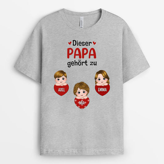 0696AGE2 Personalisierte Geschenke T Shirt Kinder Papa Opa_a907bafe 7d32 4a25 84b1 23c55315e1e8