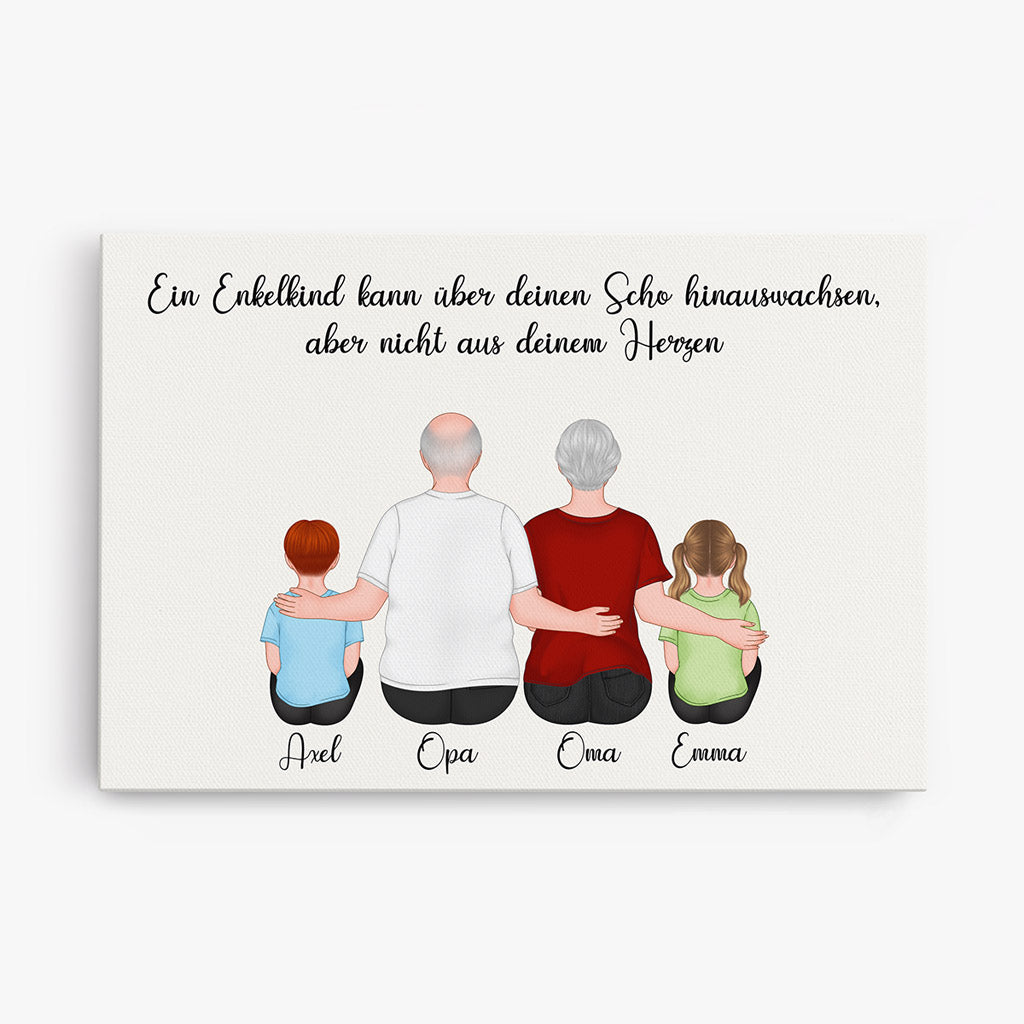 0732CGE1 Personalisierte Geschenke Leinwand Kinder Enkelkinder Oma Opa_f8395cdd eb49 46ef b72f d31ae44711c3