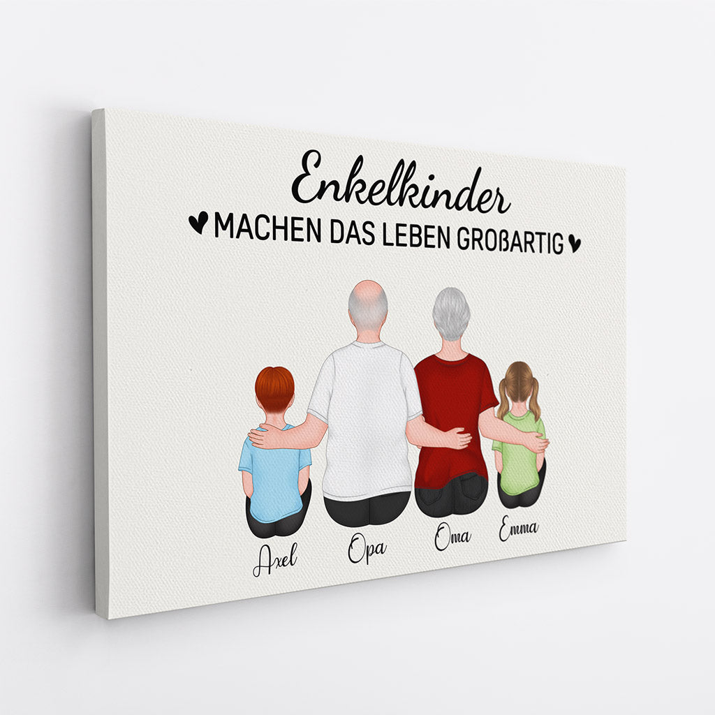 0732CGE2 Personalisierte Geschenke Leinwand Kinder Enkelkinder Oma Opa_f6d4a009 e748 4784 9a30 fb81ca7ff6e0