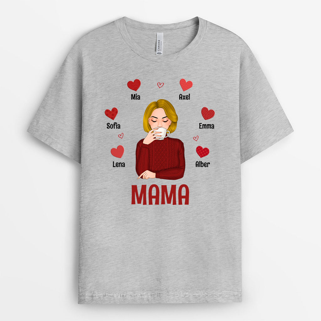 0744AGE2 Personalisierte Geschenke T Shirt Kinder Mama Oma Muttertag_64284234 cc97 45ef 94e1 e432392cd607