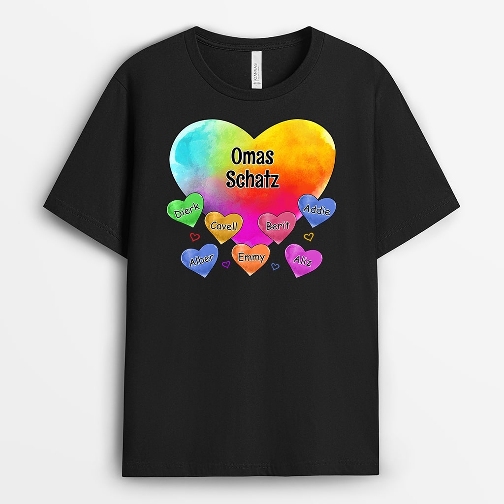 0780AGE1 Personalisierte Geschenke T Shirt Herzen Kinder Mama Oma_503b7294 778a 4cce 855a 69e7ccad05b8