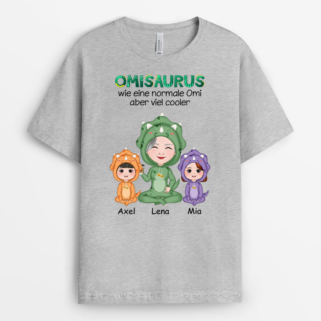 0791AGE2 Personalisierte Geschenke T Shirt Saurus Kinder Enkelkinder Mama Oma_2dad197c 8255 492b b773 4e7c246854e4