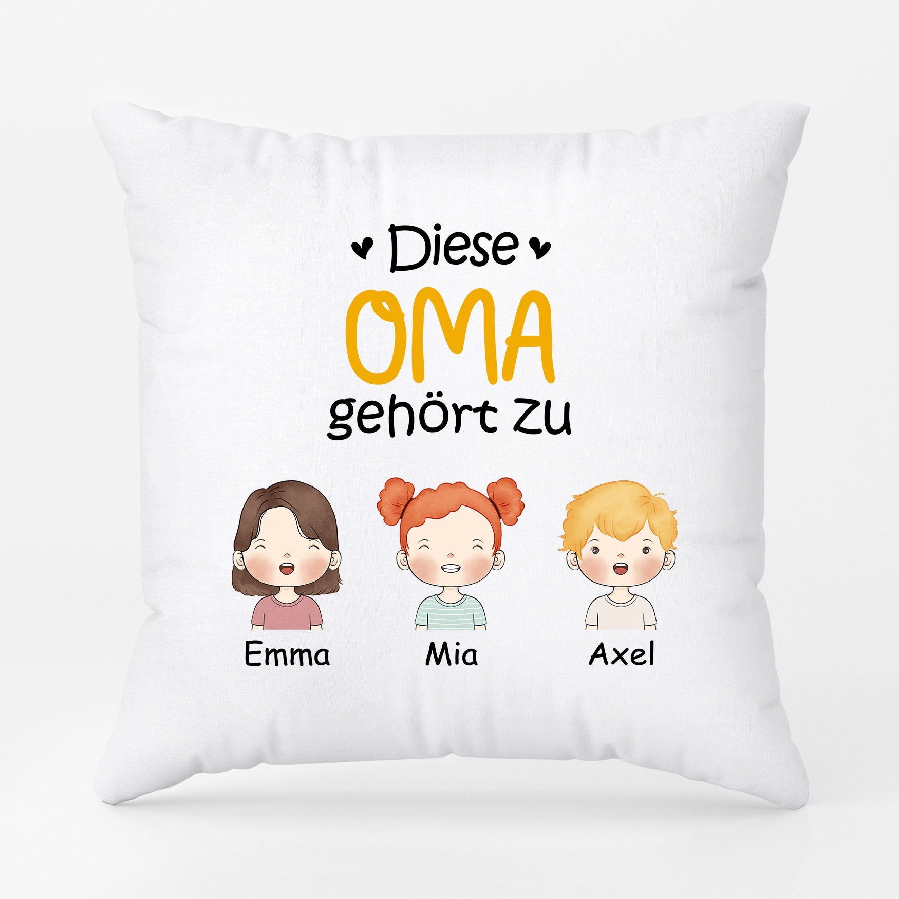 0827PGE2 Personalisierte Geschenke Kissen Enkelkinder Kinder Oma Mama_dcc39a30 db48 48a9 af48 b863b45d5692