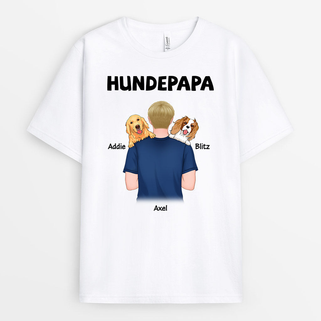 0834AGE1 Personalisierte Geschenke T Shirt Hunde Hundebesitzer Hundepapa_610ced79 ccd9 4b2a 94e0 b2b8a36a4bcb