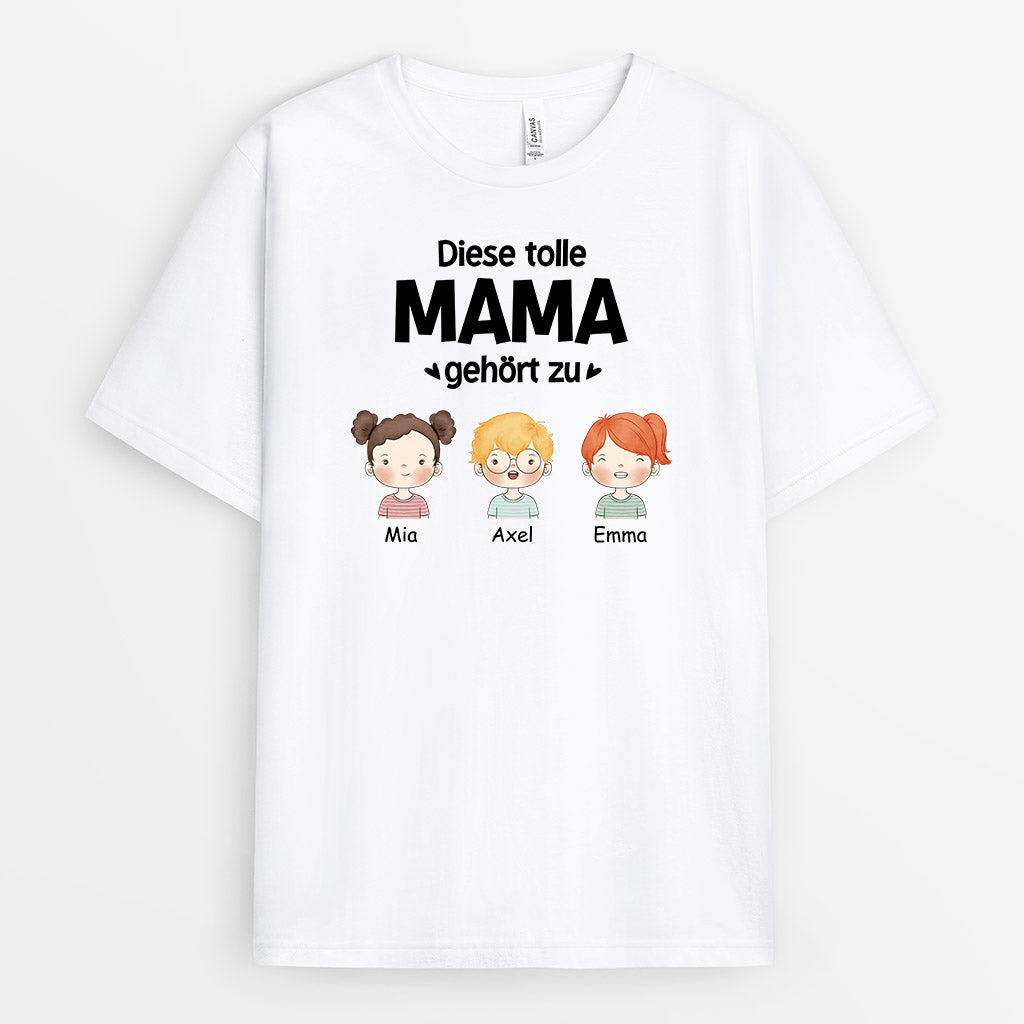 0840AGE1 Personalisierte Geschenke T Shirt Kinder Mama Oma_3187cb56 729d 4a52 b3c0 75bd073eaacc